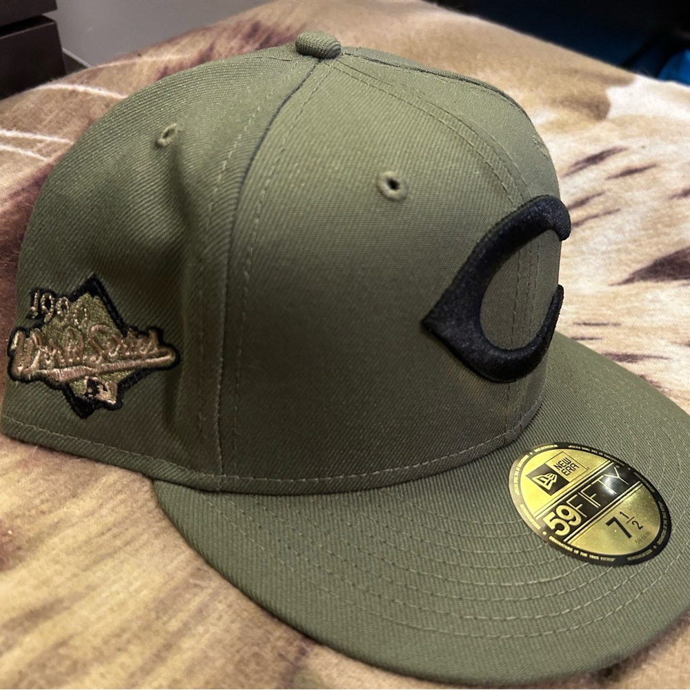 Cincinnati Reds New Era 59Fifty 7 1/2 Lids Exclusive 1990 World Series Patch